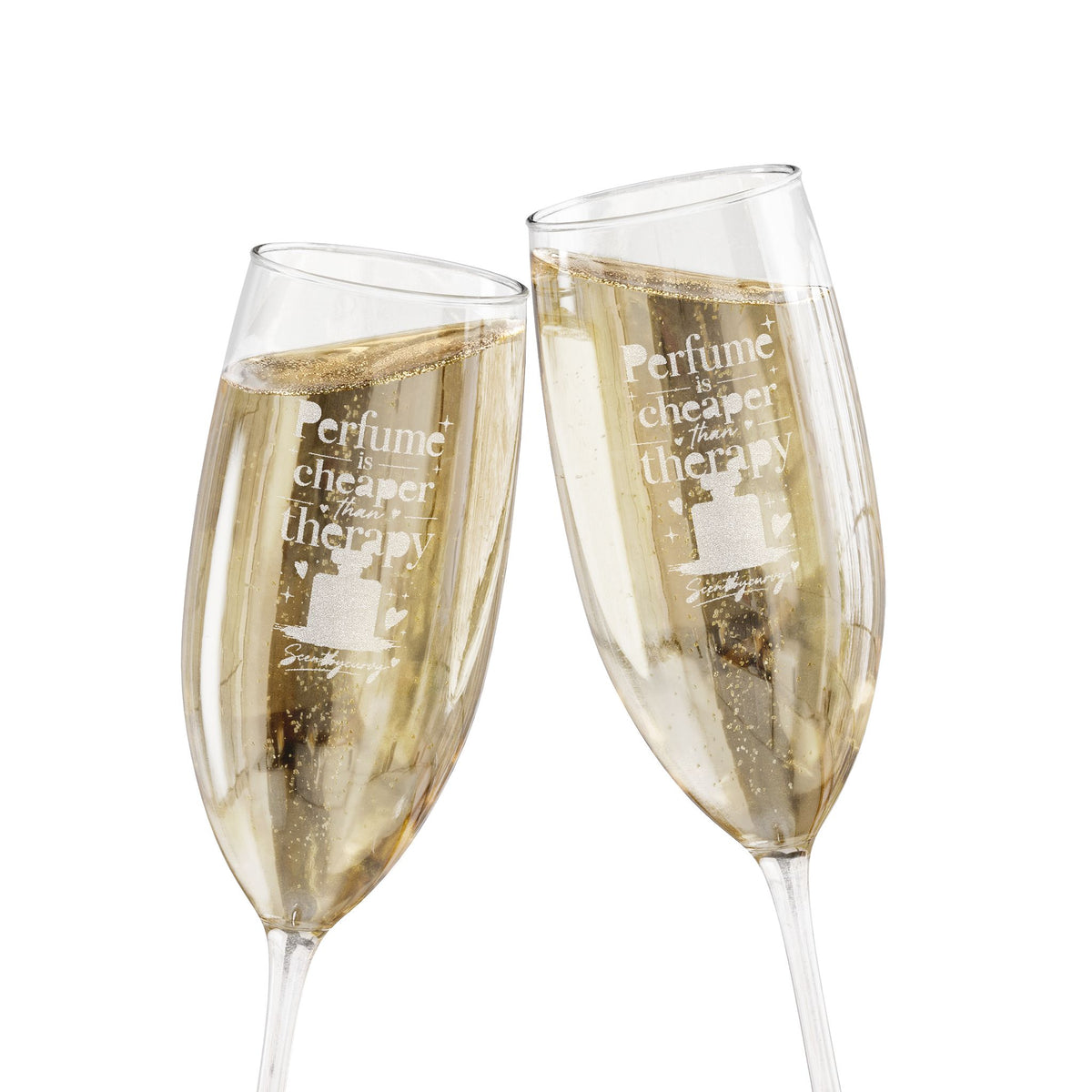 Engraved 8oz Champagne Flute - Personalized Bridal, Wedding & Celebration Glass